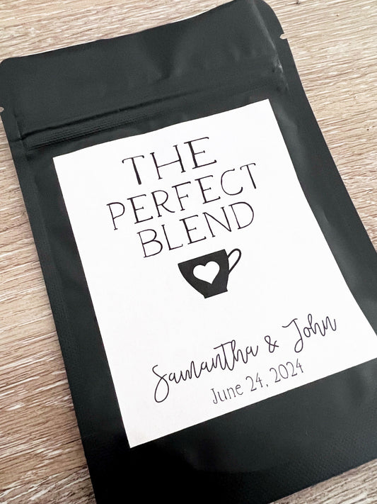Personalized Coffee Wedding Favors – Custom Coffee Bags for Weddings & Special Events