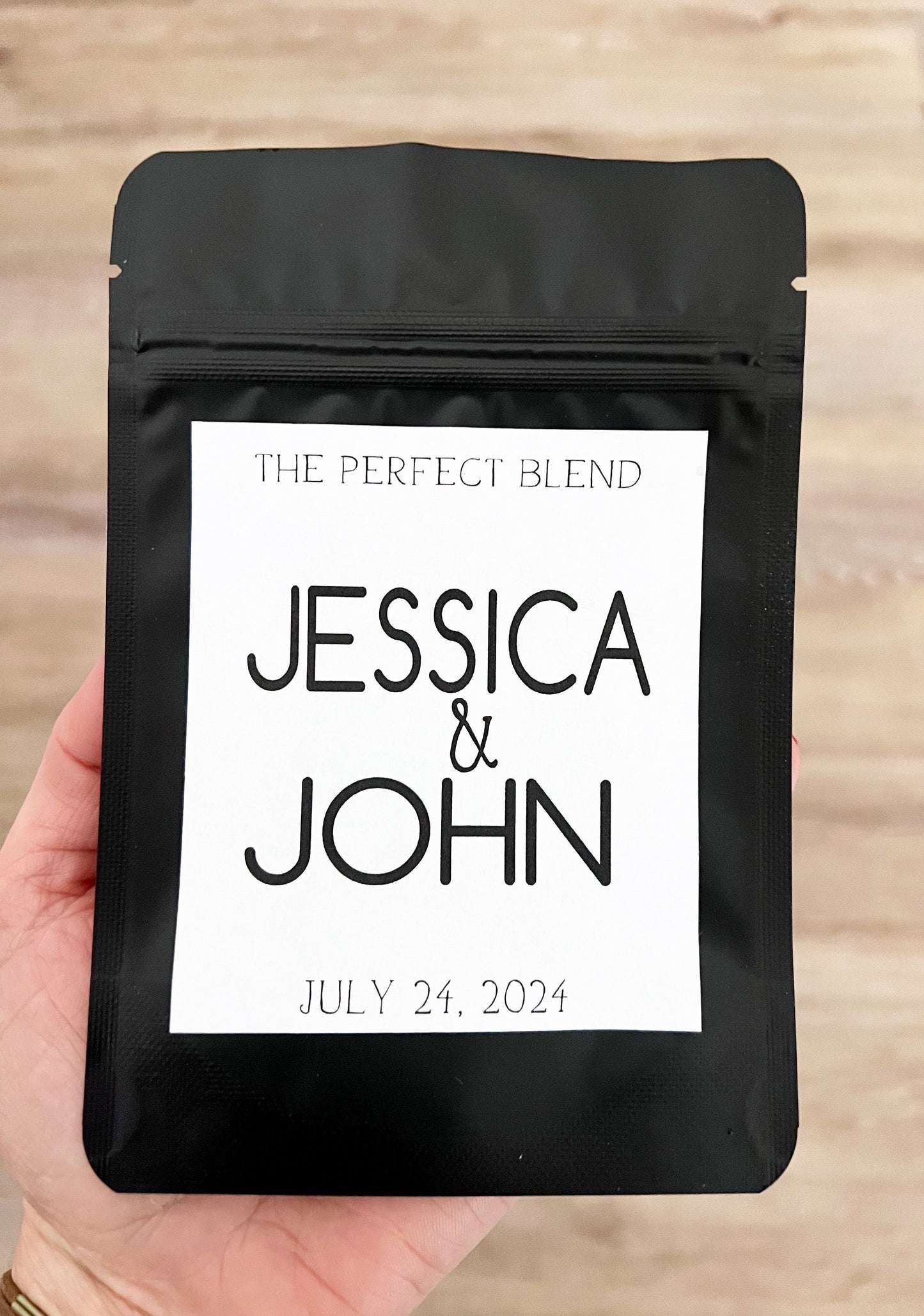 Personalized Coffee Wedding Favors – Custom Coffee Bags for Weddings & Special Events