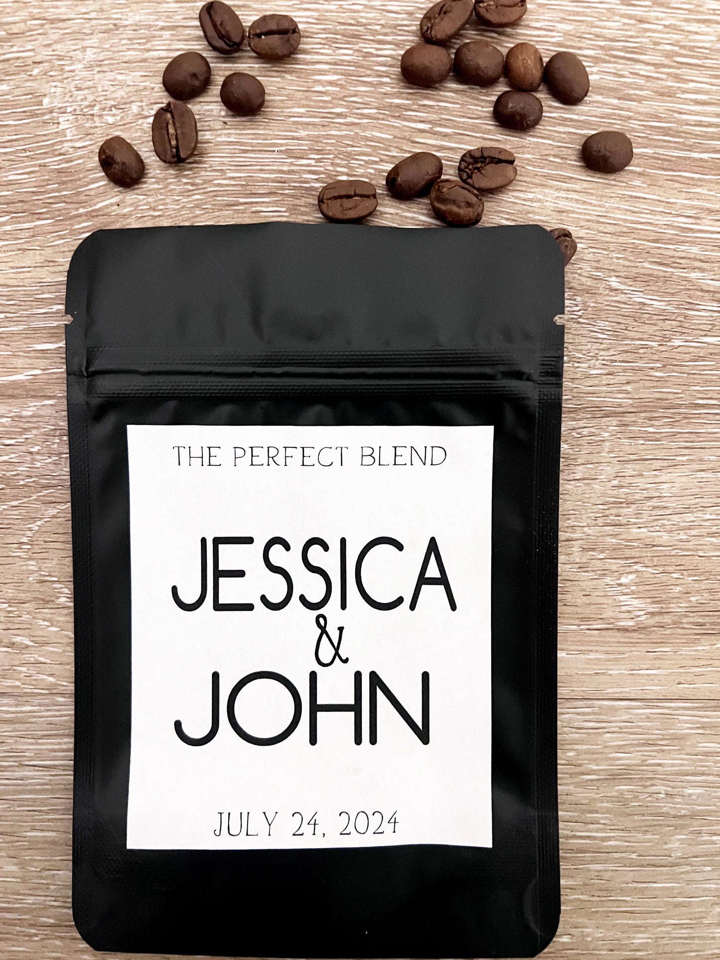 Personalized Coffee Wedding Favors – Custom Coffee Bags for Weddings & Special Events