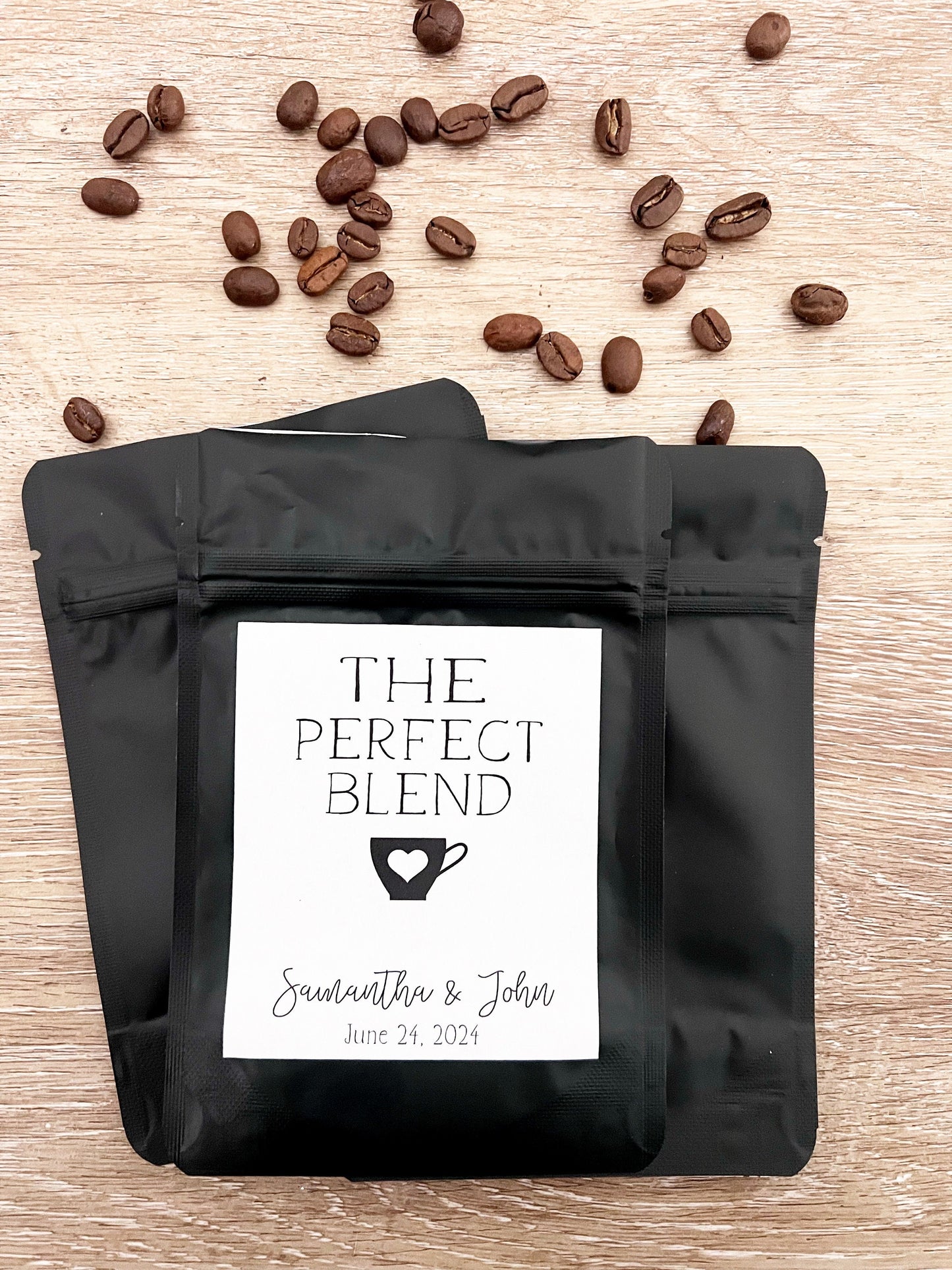 Personalized Coffee Wedding Favors – Custom Coffee Bags for Weddings & Special Events