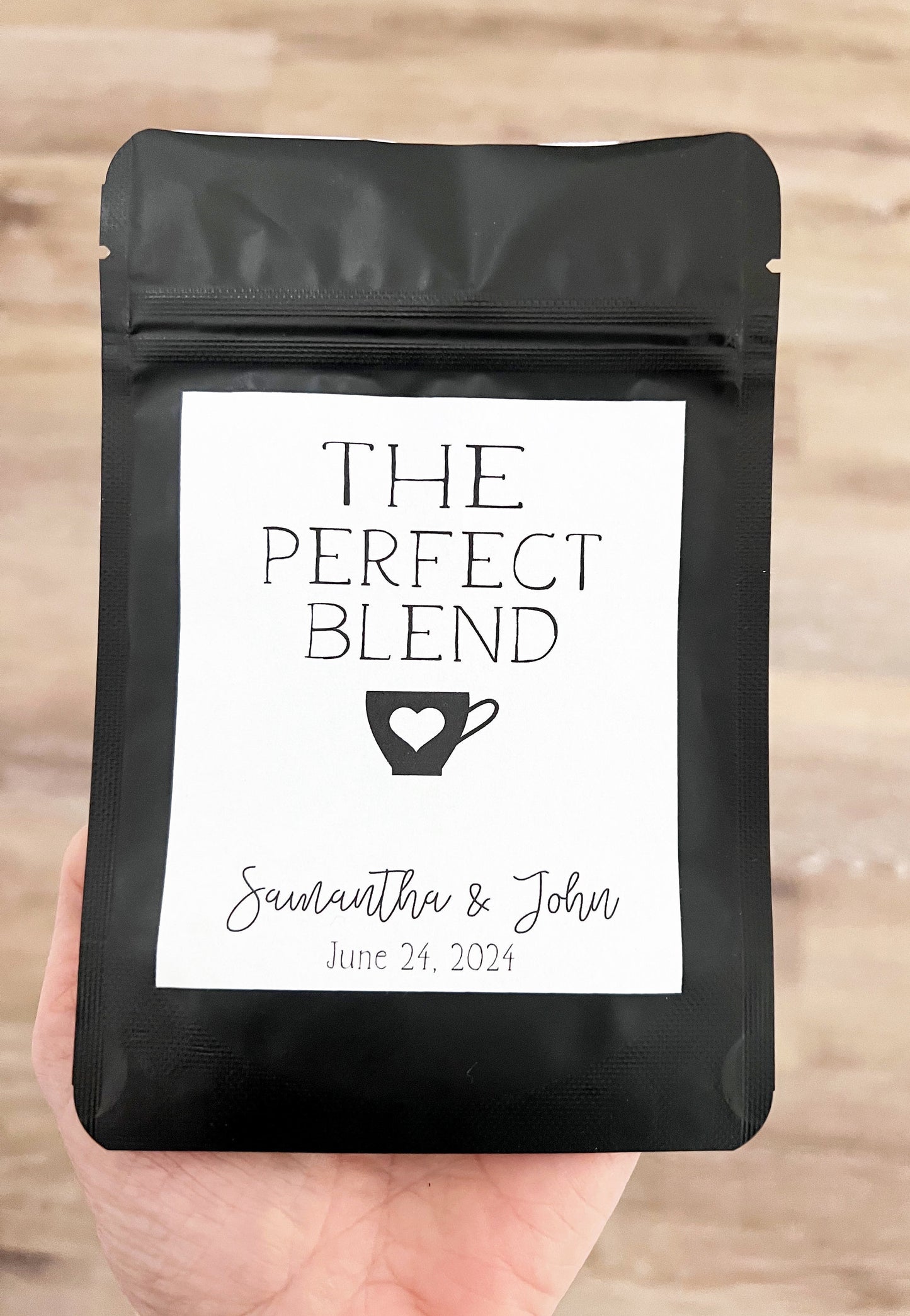 Personalized Coffee Wedding Favors – Custom Coffee Bags for Weddings & Special Events