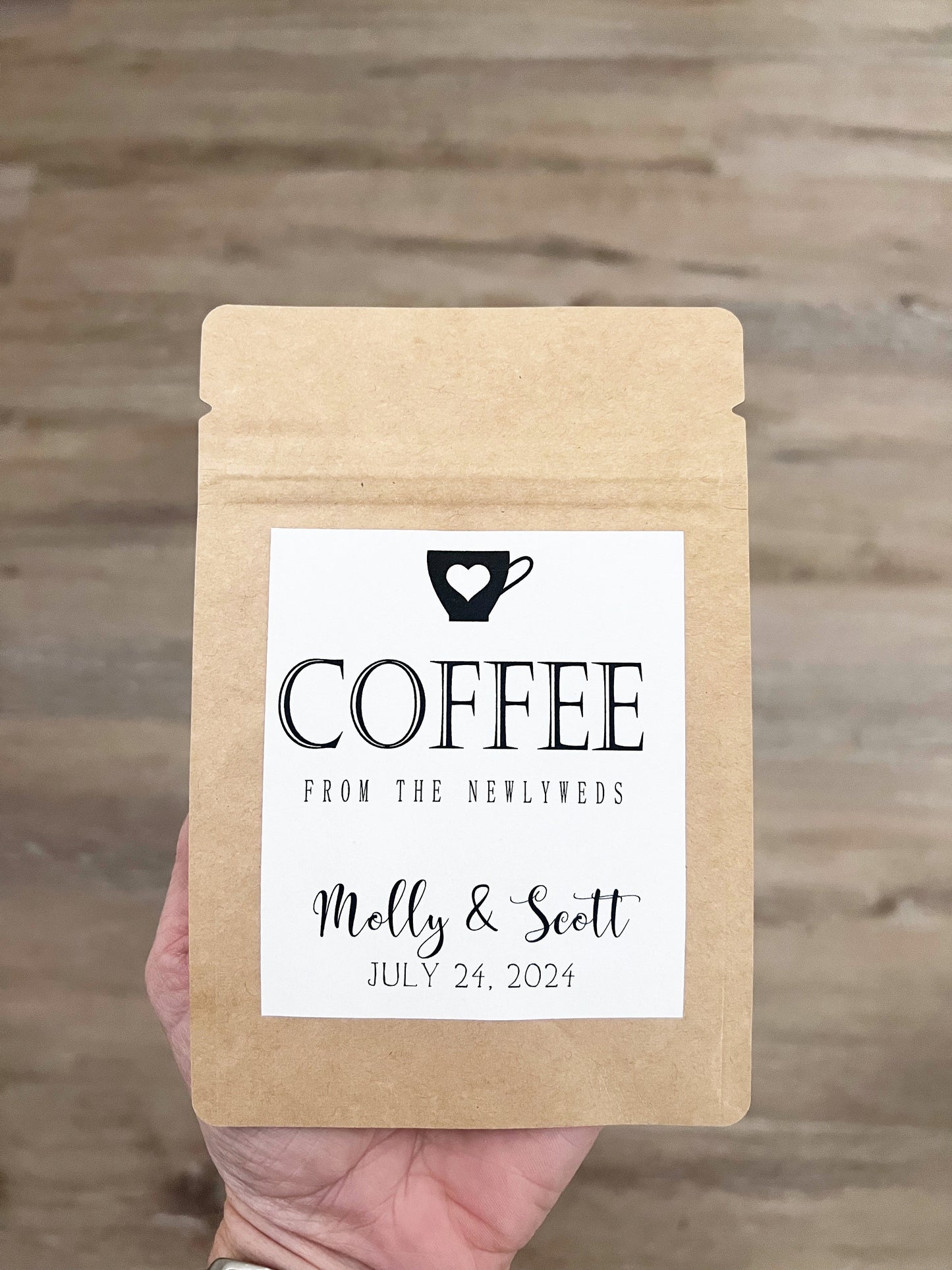 Personalized Coffee Wedding Favors – Custom Coffee Bags for Weddings & Special Events