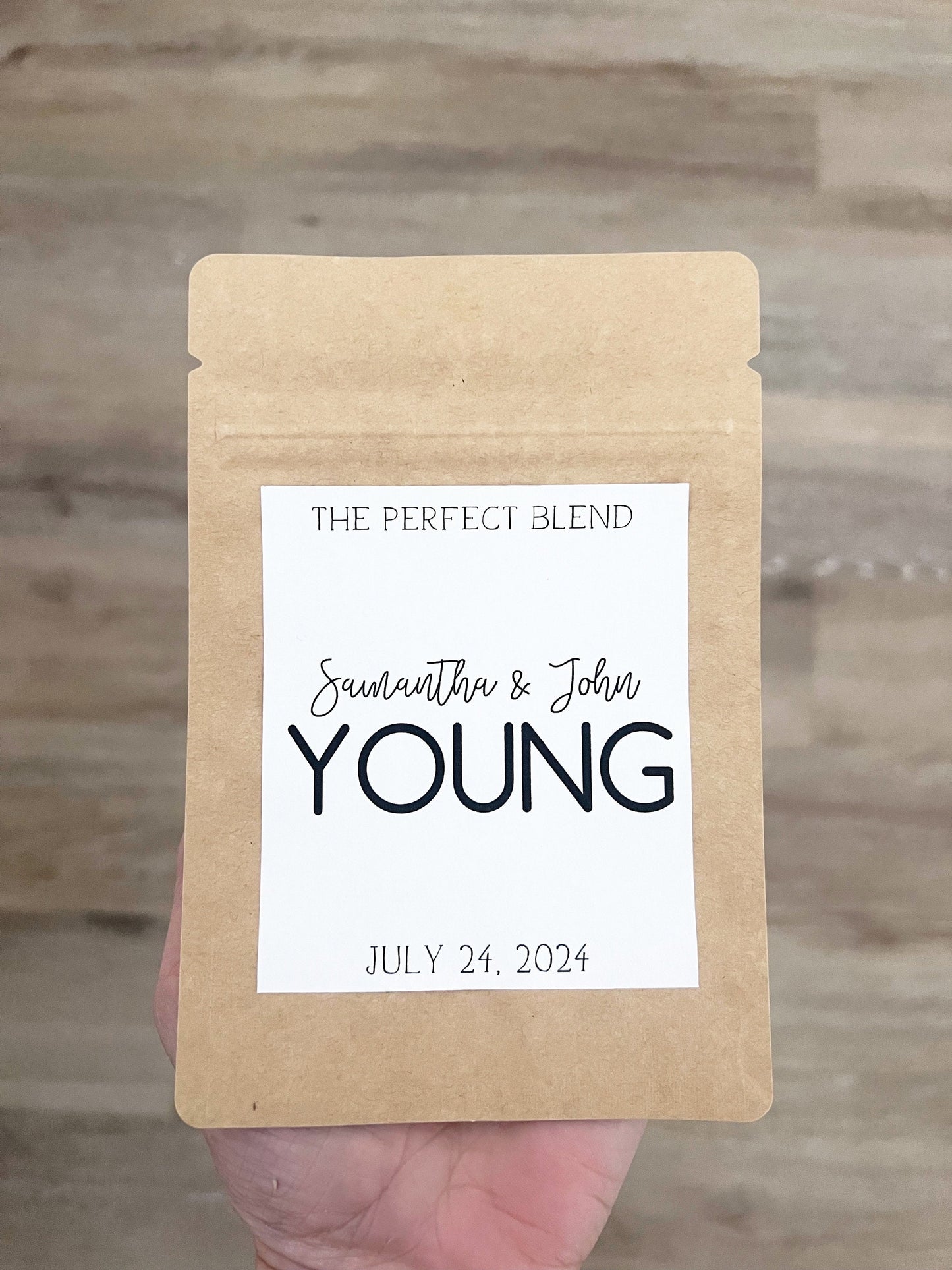 Personalized Coffee Wedding Favors – Custom Coffee Bags for Weddings & Special Events