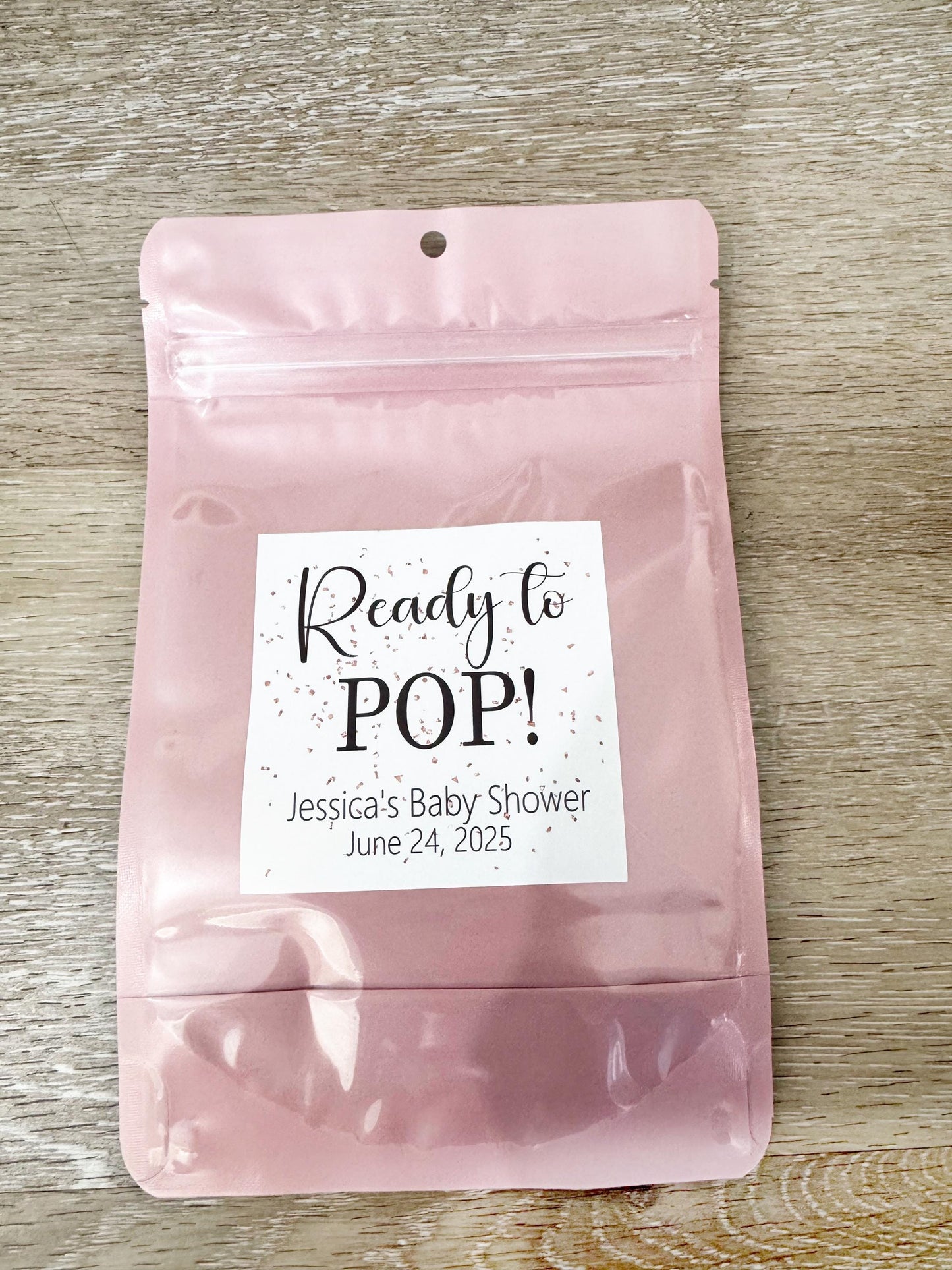 Ready to Pop Baby Shower Favor Bags – Pre-Assembled Treat Bags with Stickers – Baby Shower Favors for Guests – Gender Reveal Bags