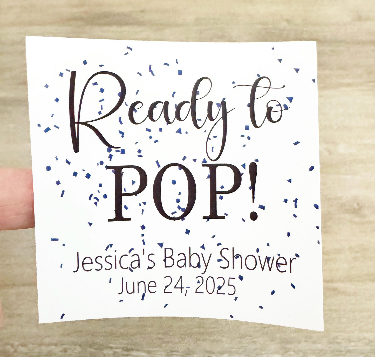 Ready to Pop Baby Shower Favor Bags – Pre-Assembled Treat Bags with Stickers – Baby Shower Favors for Guests – Gender Reveal Bags