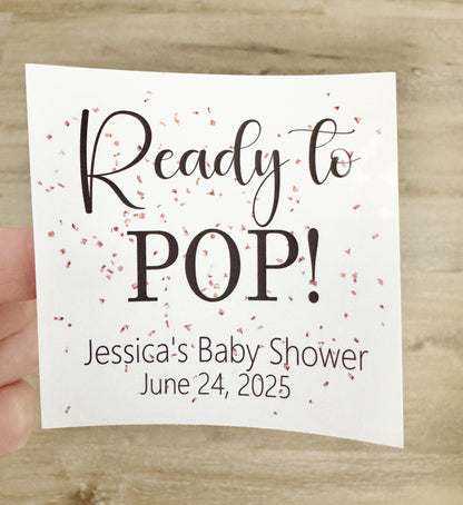 Ready to Pop Baby Shower Favor Bags – Pre-Assembled Treat Bags with Stickers – Baby Shower Favors for Guests – Gender Reveal Bags